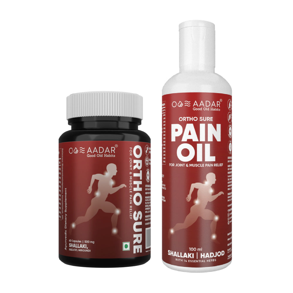 AADAR Ayurveda Ortho Sure Capsule Oil for Joint Muscle Pai