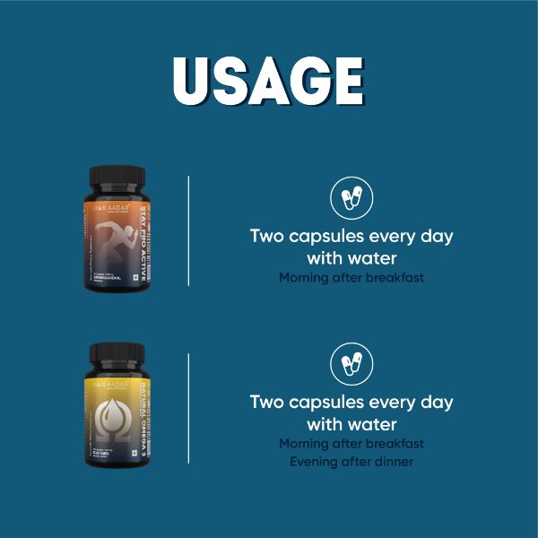 active lifestyle combo pack <br> (2 x 60 capsules)