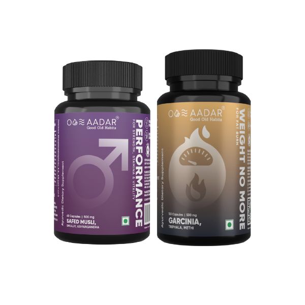 AADAR Ayurveda Fitness & Weight Loss Combo Pack <br> (2 x 60 Capsules)